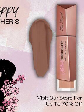 Too Faced Melted Chocolate Matte Eyeshadow - Warm & Fudgy - 0.16 Oz